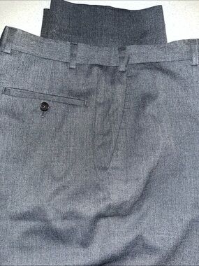 Armani Collezioni Men's Charcoal Gray Dress Pants Waist 35" EUC